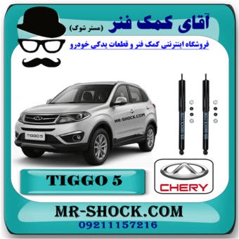 کمک فنر عقب چری تیگو 5 (گازی) برند وارداتی ساخت چین با بهترین قیمت و کیفیت در فروشگاه آقای کمک فنر (مستر شوک) مرکز فروش تخصصی کمک فنر KYB و قطعات یدکی خودرو