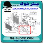 پروانه فن لکسوس RX350 مدل 2010-2011 برند اصلی تویوتا جنیون با بهترین قیمت در فروشگاه مستر شوک (آقای کمک فنر) مرکز فروش کمک فنر KYB و قطعات یدکی خودرو