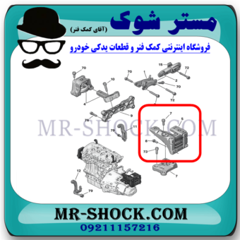 دسته موتور چپ پژو 2008 برند اصلی جنیون پارتس با بهترین قیمت و کیفیت و ارسال سریع در فروشگاه مستر شوک تخصصی ترین مرکز فروش قطعات یدکی خودرو 