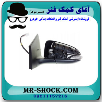 آینه سمت چپ تویوتا یاریس 2014-2016 هاچبک برند اصلی تویوتا جنیون در فروشگاه آقای کمک فنر