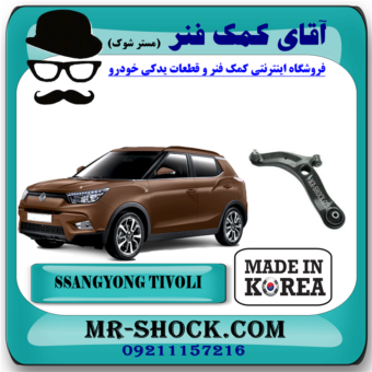 طبق پایین سانگ یانگ تیوولی برند تجاری ساخت کره جنوبی با بهترین قیمت در فروشگاه آقای کمک فنر (مستر شوک) مرکز فروش تخصصی کمک فنر KYB و قطعات یدکی خودرو