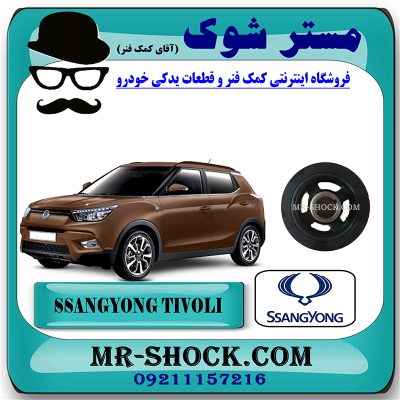 TIVOLI OEM=1730300003-2 پولی سر میل لنگ سانگ یانگ تیوولی برند اصلی سانگ یانگ موتور با بهترین قیمت در فروشگاه مستر شوک (آقای کمک فنر) مرکز فروش تخصصی کمک فنر KYB و قطعات یدکی خودرو