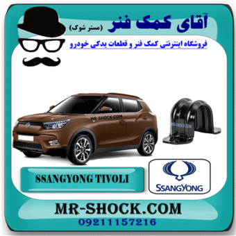 بست لاستیک چاکدار سانگ یانگ تیوولی برند اصلی سانگ یانگ موتور با بهترین قیمت در فروشگاه آقای کمک فنر (مستر شوک) مرکز فروش کمک فنر KYB و قطعات یدکی خودرو