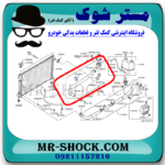 مجموعه شیلنگ هوزینگ بالا رادیاتور نیسان تیانا برند اصلی جنیون پارتس با تضمین اصالت - Image 2