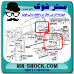 فلاپ روی درب عقب لکسوس NX200 مدل 2016-2019 برند اصلی تویوتا جنیون با بهترین قیمت در فروشگاه مستر شوک (آقای کمک فنر) مرکز فروش کمک فنر KYB و قطعات یدکی خودرو